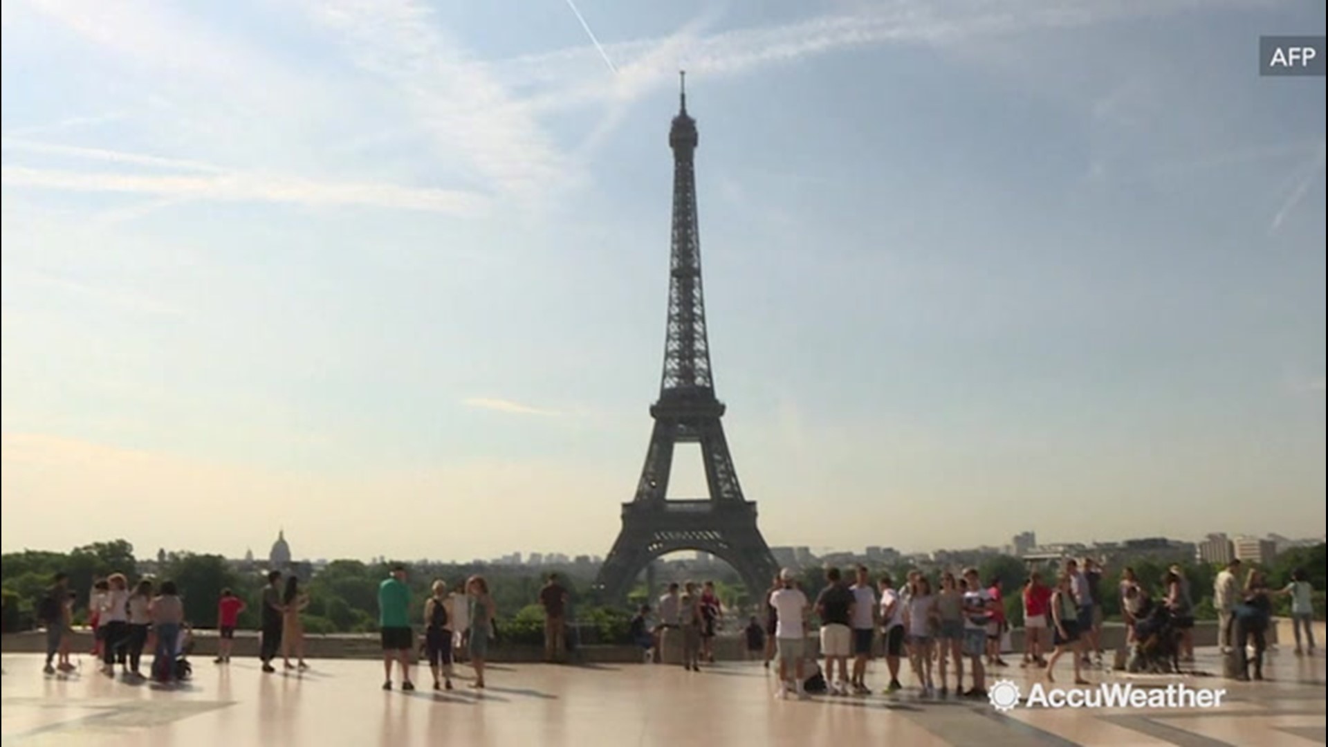 Summer may have just officially started, but in Paris, France, things are already heating up, with temperatures well over 100 degrees settling in across the city on June 24.