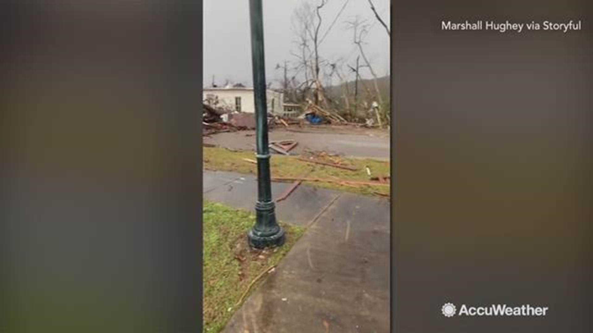A tornado tore through Wetumpka, Alabama on Jan. 19 leaving behind significant damage to structures and vehicles.  No fatalities have been reported.