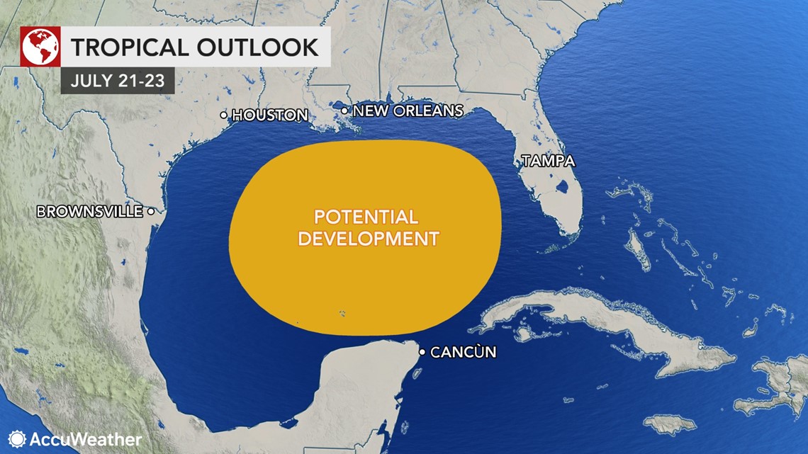 Could a tropical system develop in the Gulf of Mexico next week? | wbir.com