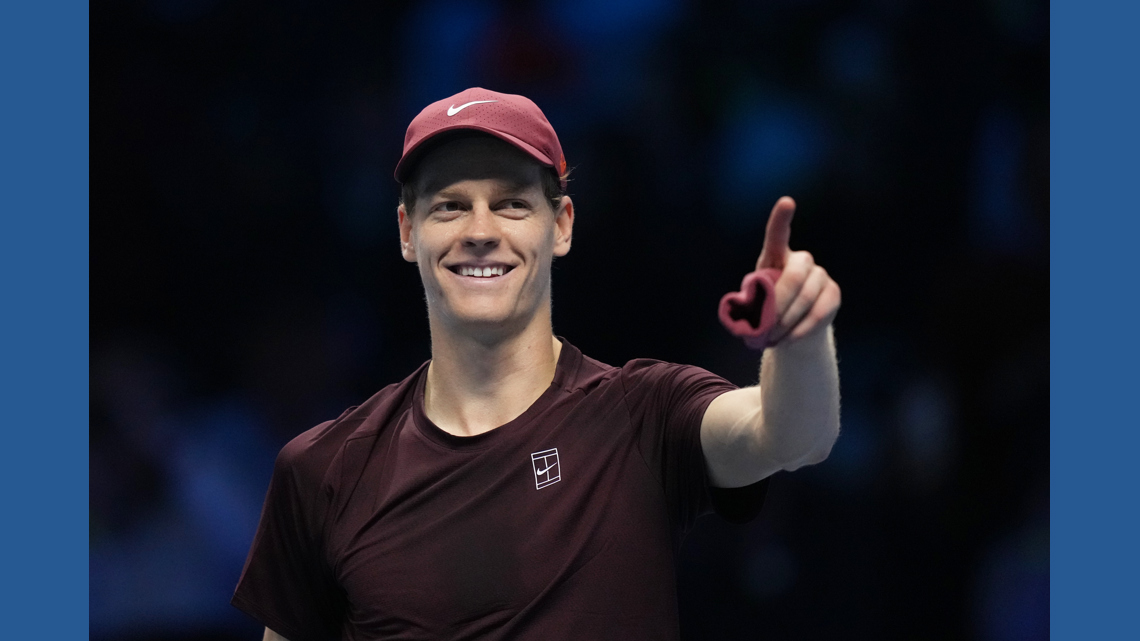 Sinner opens ATP Finals title defense by beating Auger-Aliassime | wbir.com