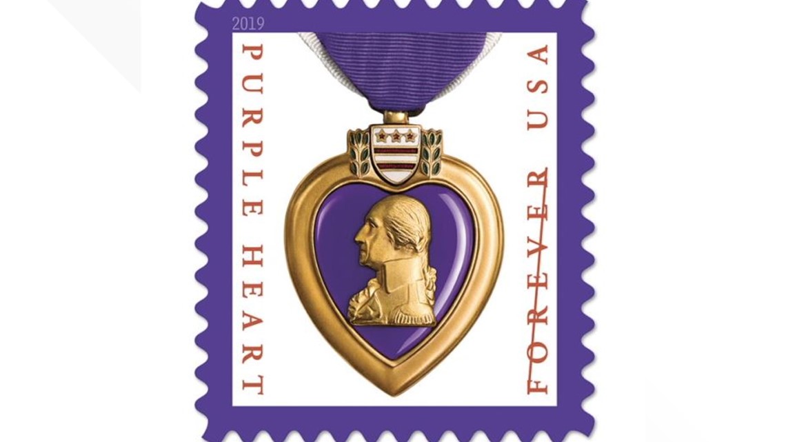 USPS to dedicate Purple Heart medal Forever Stamp