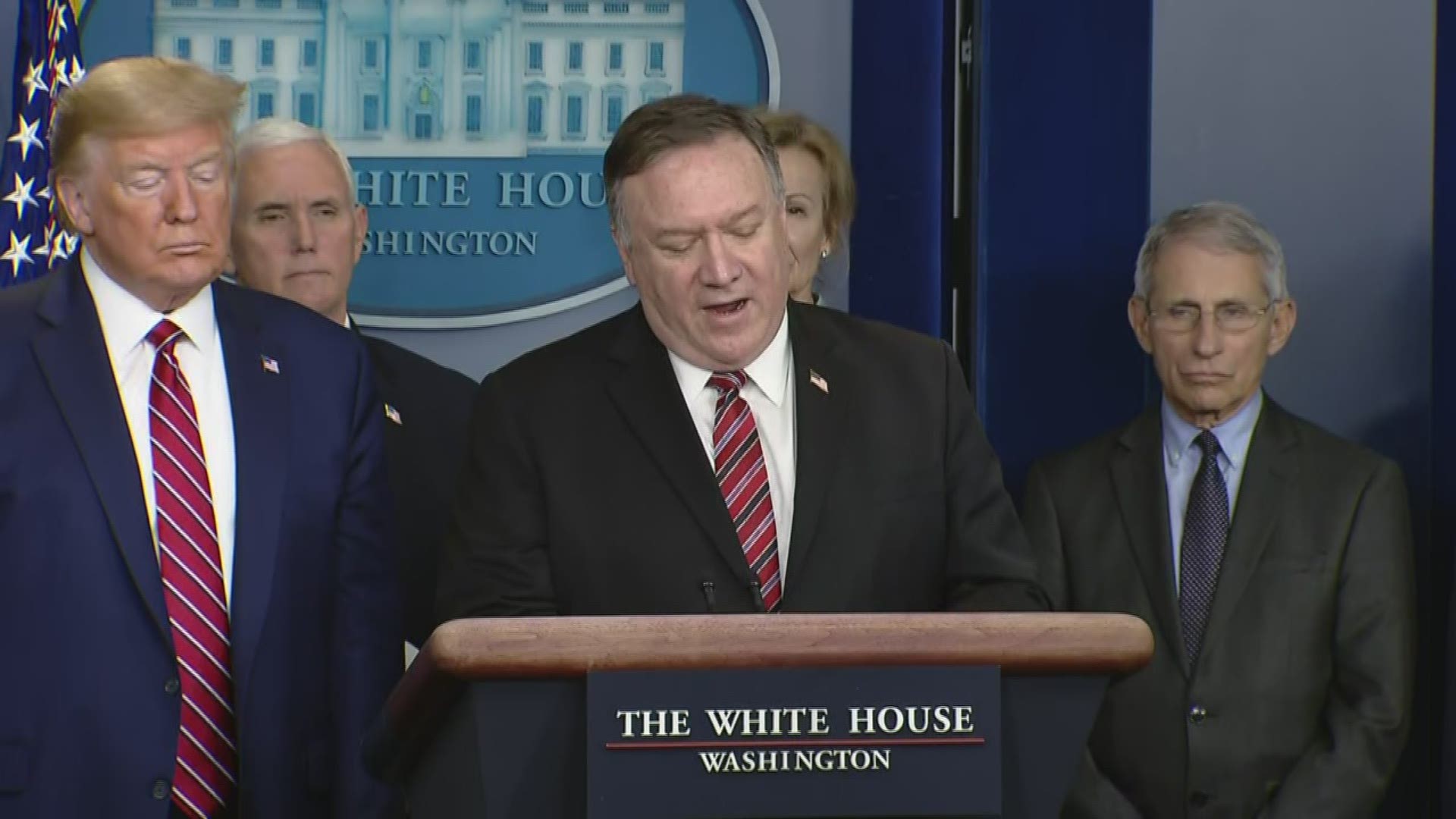 Mike Pompeo discusses border travel