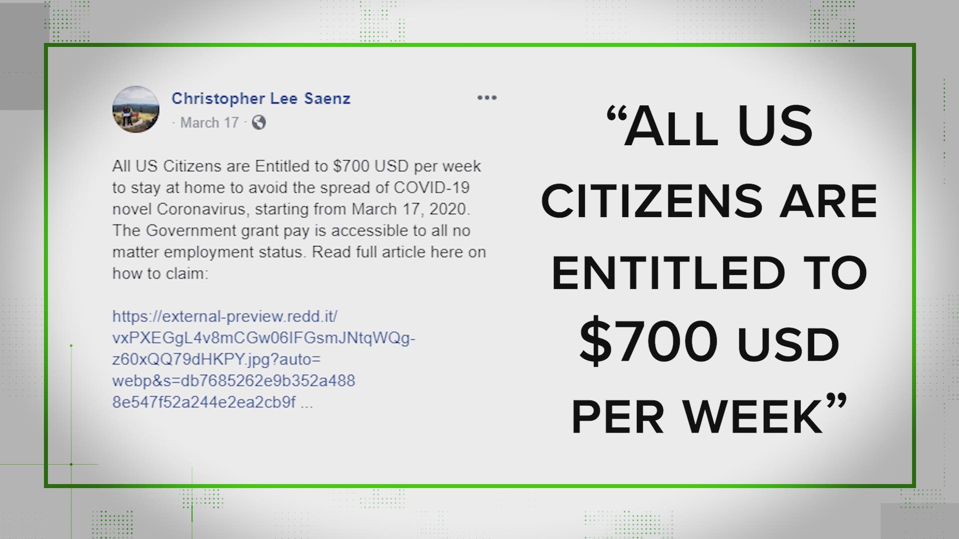 As the plans for a nationwide relief package are being finalized, scammers are already using it to their advantage. Here’s how the FTC says you can tell it’s fake.