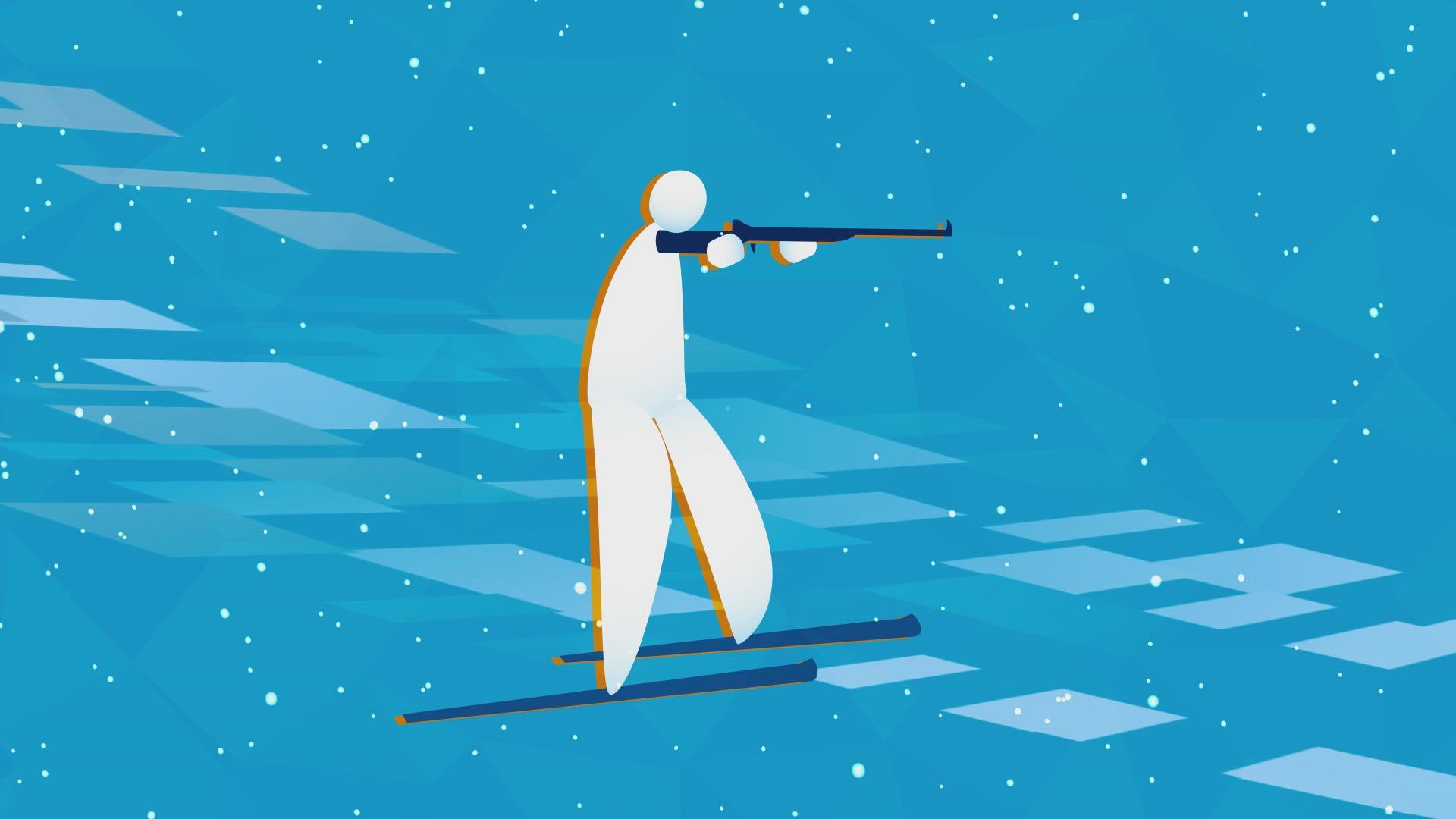 Biathlon combines cross-country skiing and rifle shooting. Here are the rules.