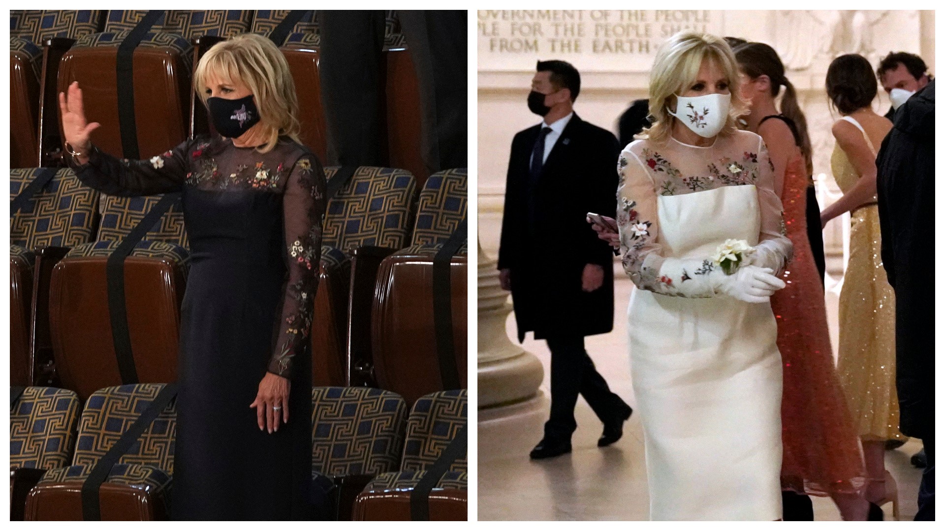 Jill Biden dress for Congressional address Who's the designer?