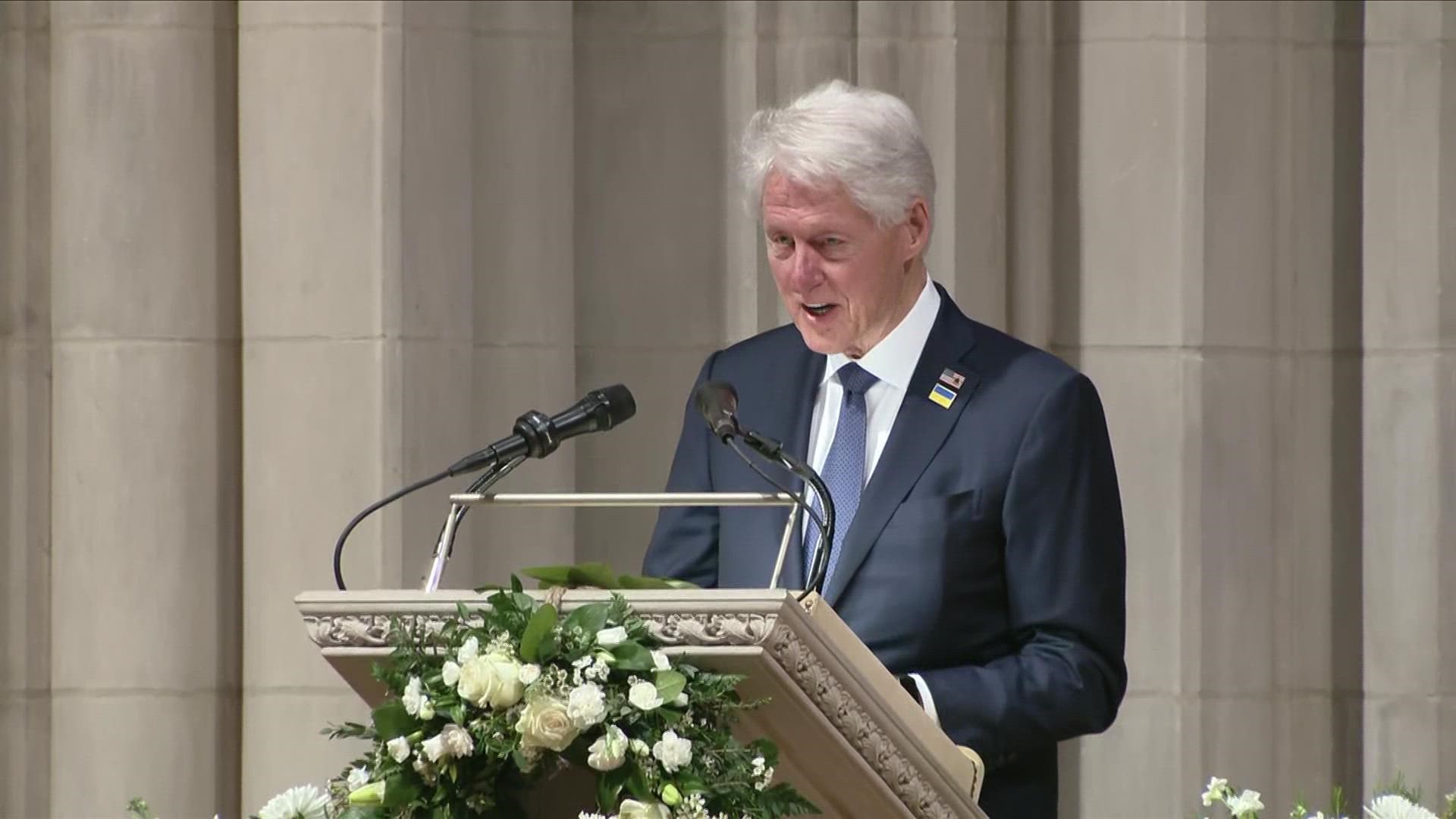 "She could be the voice of America at its best," former President Bill Clinton said of Madeleine Albright, the first female secretary of state.