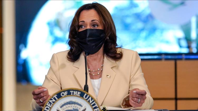 Harris cites climate 'crisis,' pushes $1B for flood, storms aid