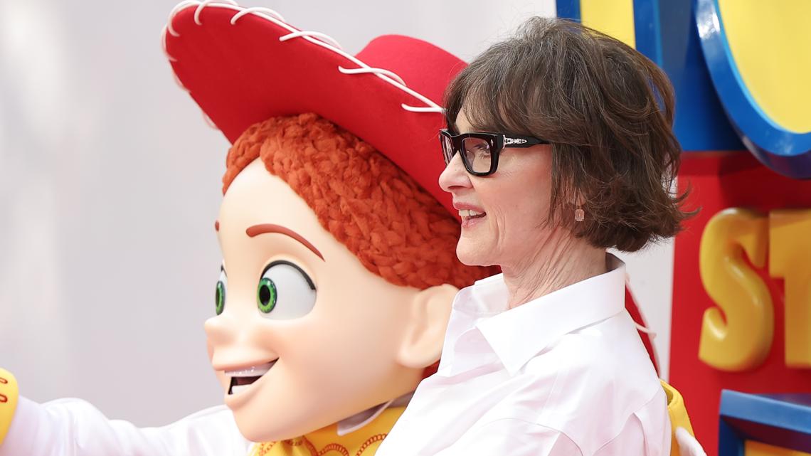 Jessie, the cowgirl toy who was once abandoned, has been voiced by Cusack in the Disney Pixar movie series since 1999's "Toy Story 2."