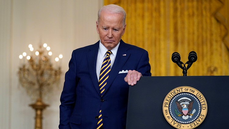 One year in, most Americans disapprove of Biden's performance, poll finds