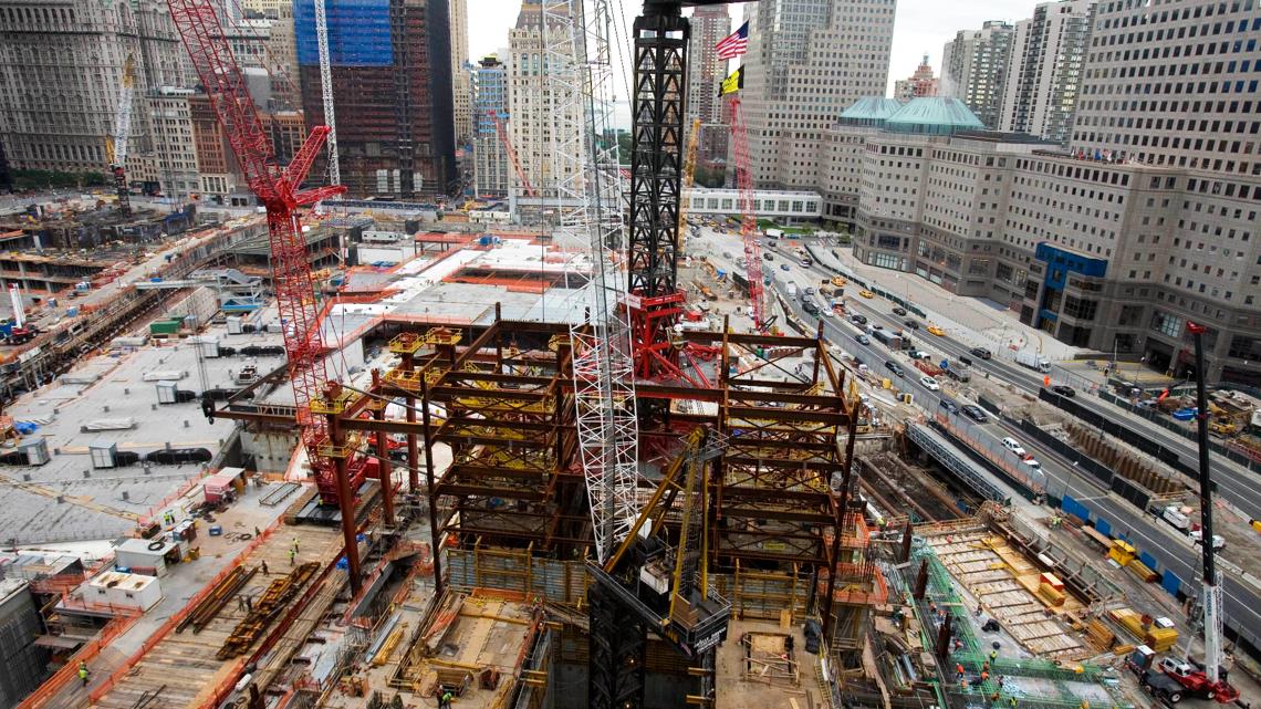 Timelapse video shows the construction of One World Trade at the