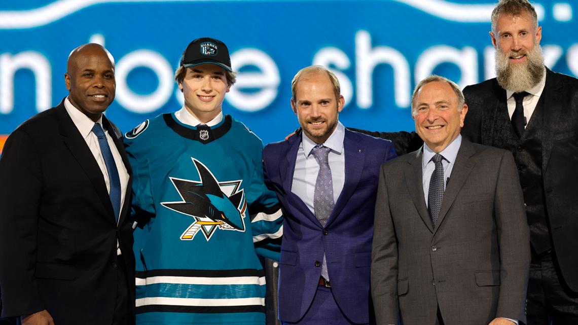 Macklin Celebrini Selected No. 1 By San Jose At 2024 NHL Draft | Wbir.com