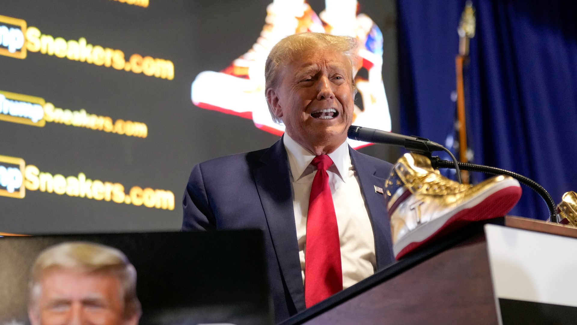 Trump unveils $399 sneaker line at 'Sneaker Con' in Philadelphia | wbir.com