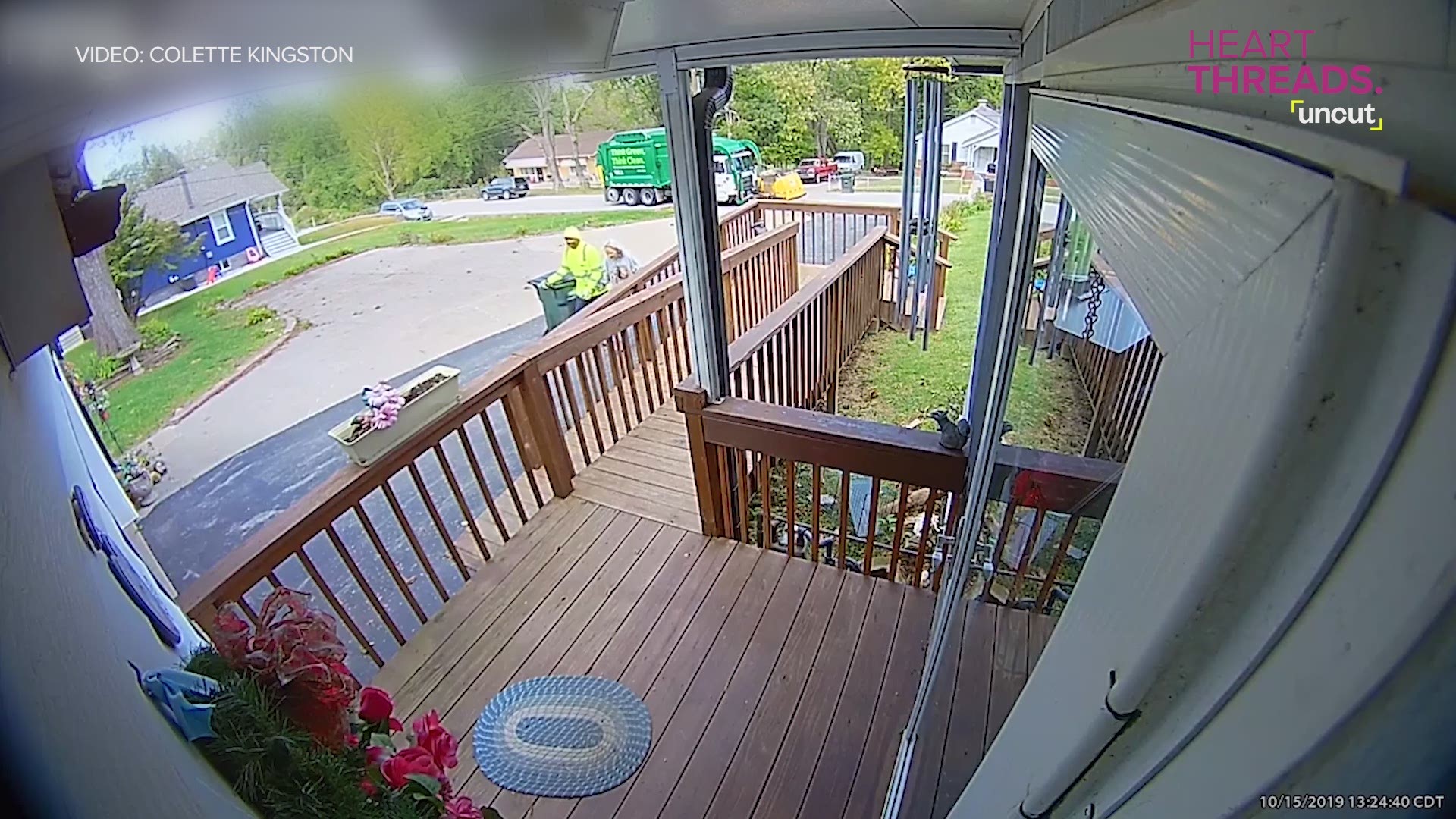 Watch Surveillance Camera Catches Sanitation Worker Amidst Act Of Kindness Wbir Com