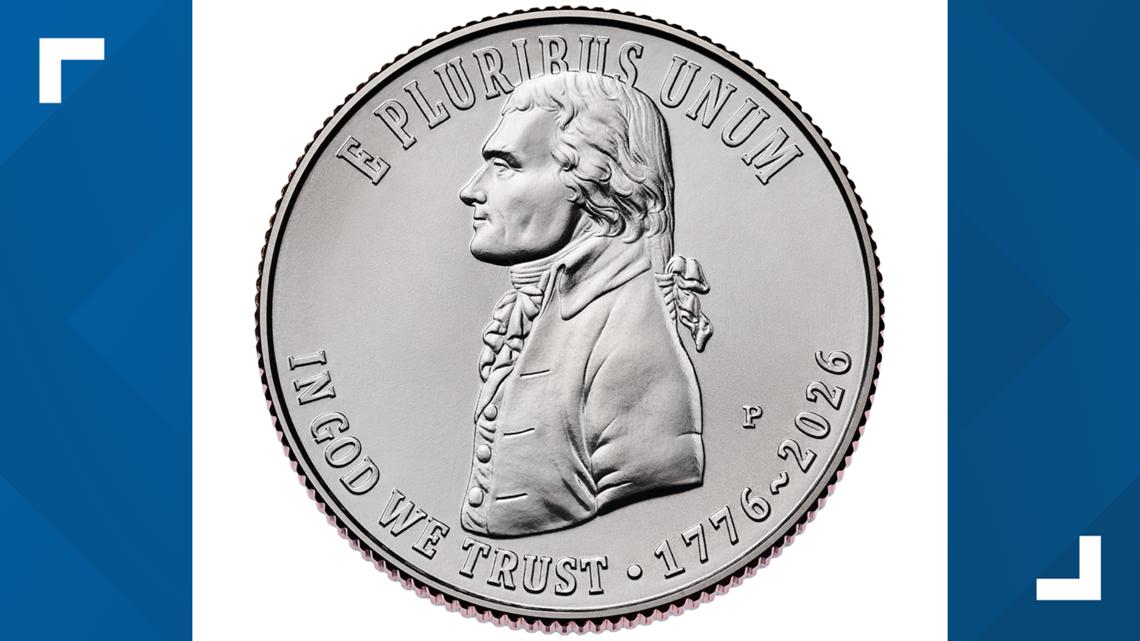US Mint unveils new coins for America's 250th birthday | wbir.com