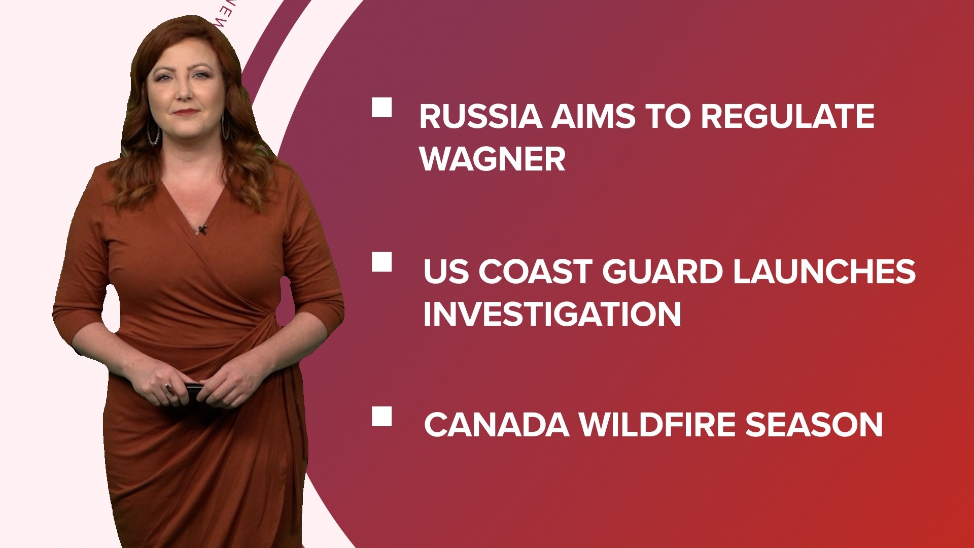 A look at what is happening in the news from a Wagner revolt in Russia to the US Coast Guard launching investigation into Titan implosion and algae blooms and pets.