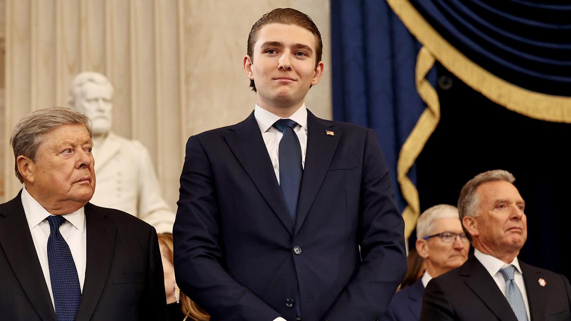 How tall is Barron Trump? Donald Trump's son towered over guests at inauguration | wbir.com