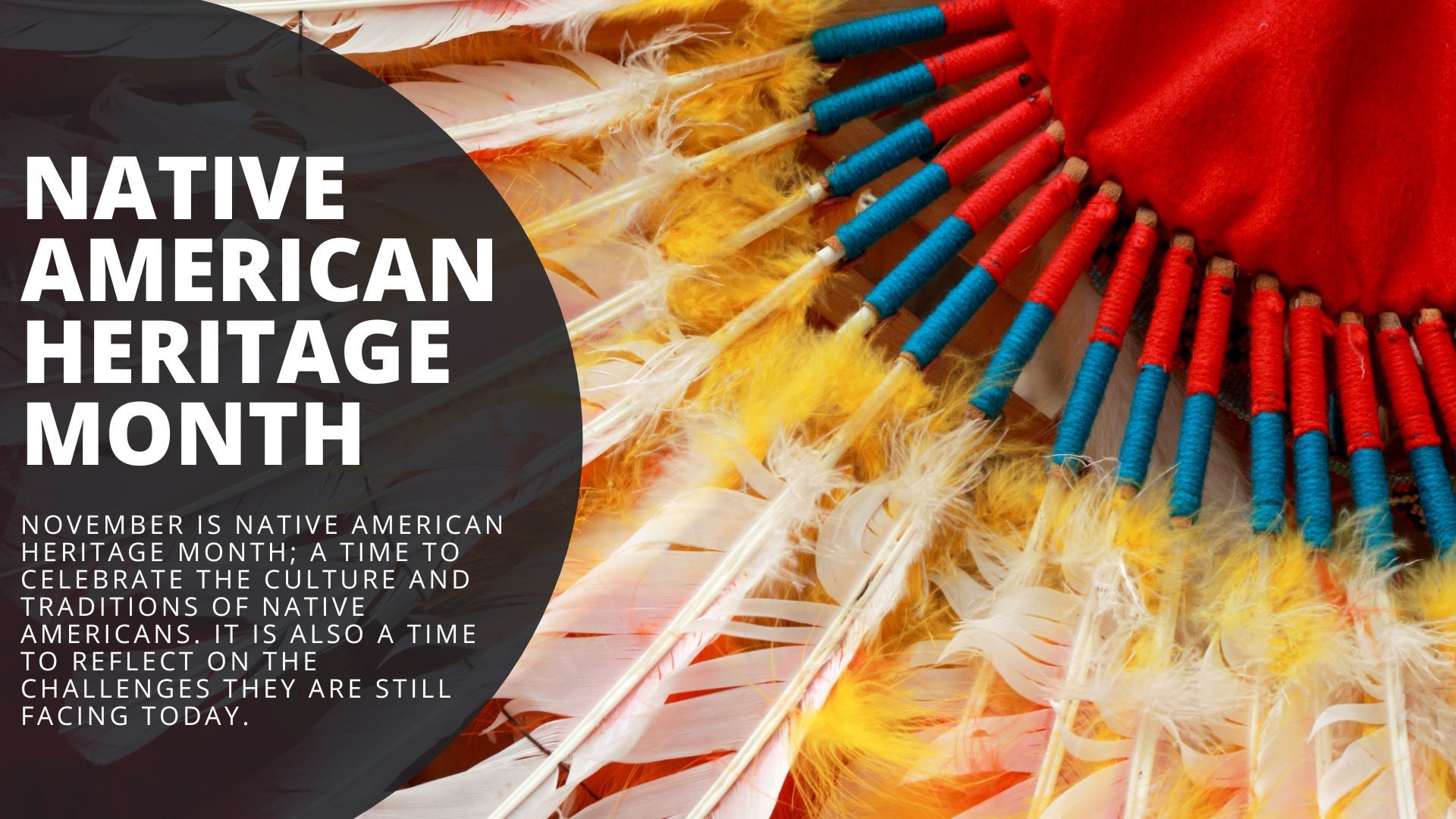 November is Native American Heritage Month; a time to celebrate their culture and traditions. It is also a time to reflect on the challenges they still face today.