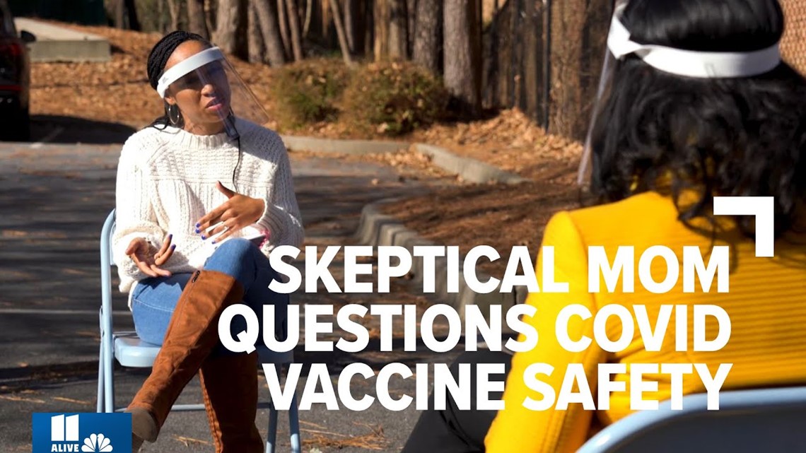 Vaccine-skeptical mom questions experts on COVID-19 vaccine safety concern