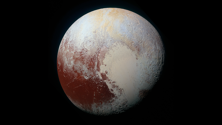 Pluto's dunes made of frozen methane Pluto's dunes made of frozen methane