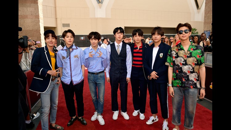 Members of BTS, the South Korea boy band with global following, - CBS