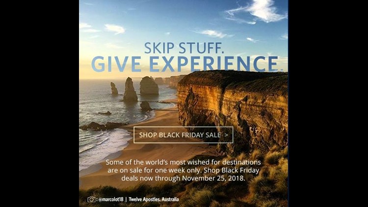Airlines Roll Out Black Friday Cyber Monday S Cbs News 8 Delta Air Lines Used This Image Of Australia In An E Mail Touting Its Black