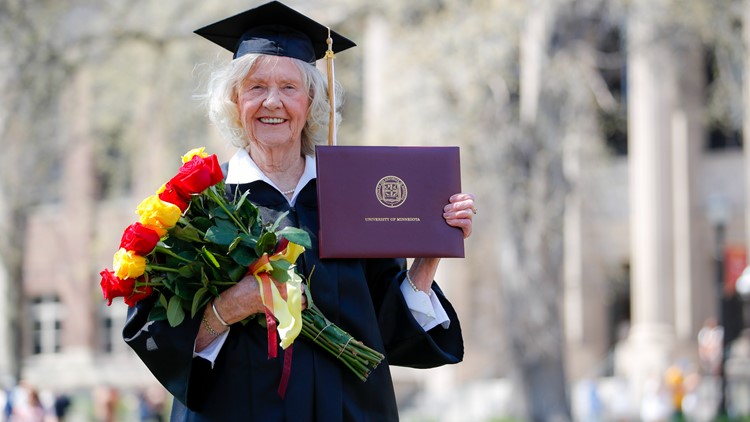 Days after turning 84-years-old, woman earns her college degree