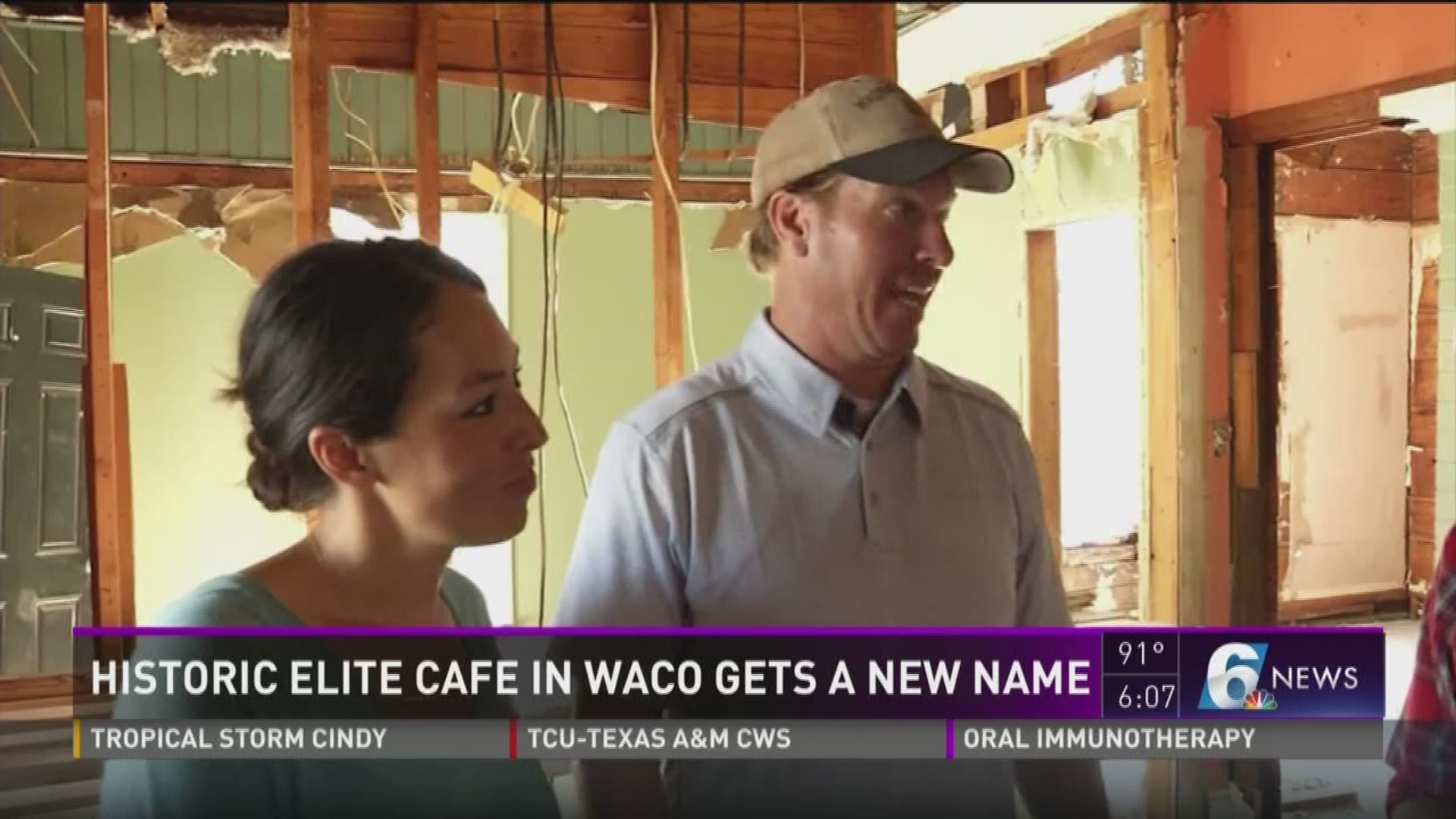 Fixer Upper couple Chip and Joana Gaines have purchased the Elite Caf� and given it a new name.