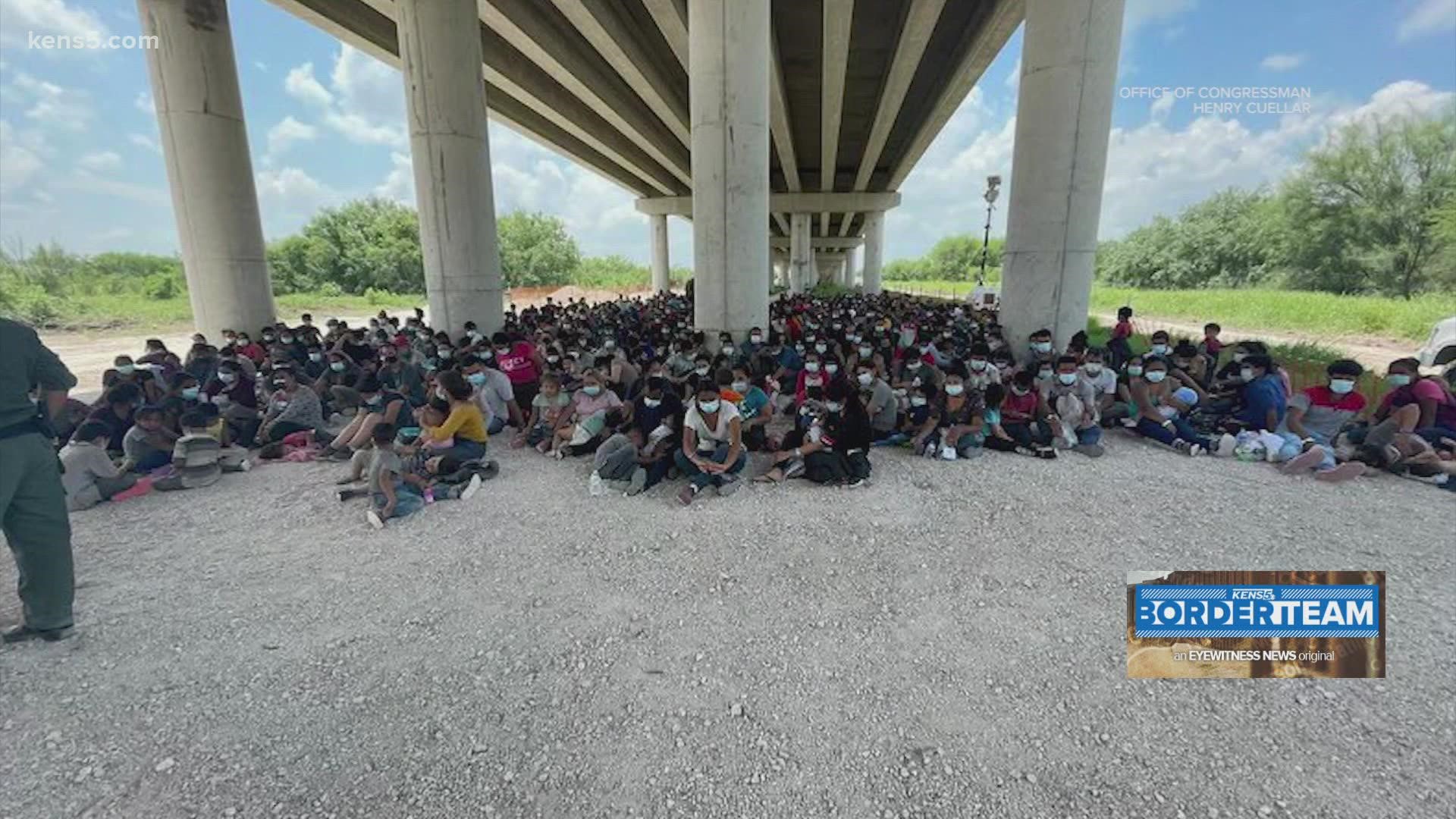 U.S. Border Patrol officials claim the facility is an initial processing site where families are held for only a few hours.