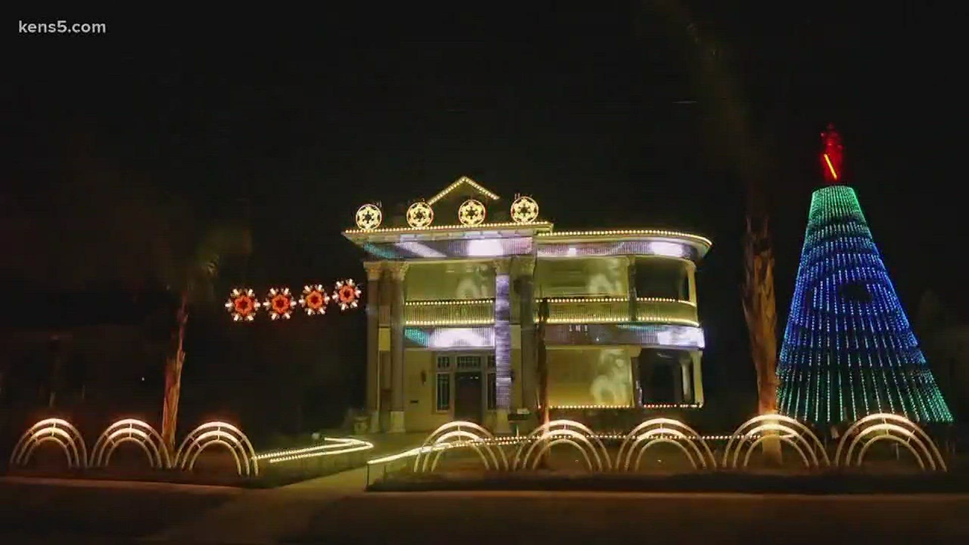 One house has gone viral because of its lights. Matt Johnson is the mastermind behind the Star Wars light show on Olive Street.