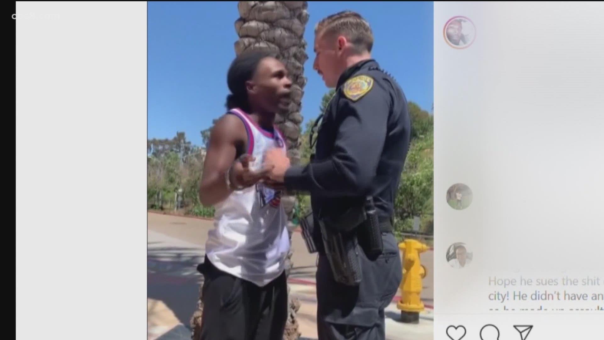 The former La Mesa police officer at the center of a controversial arrest that played a role in protests and riots last spring pleaded not guilty.