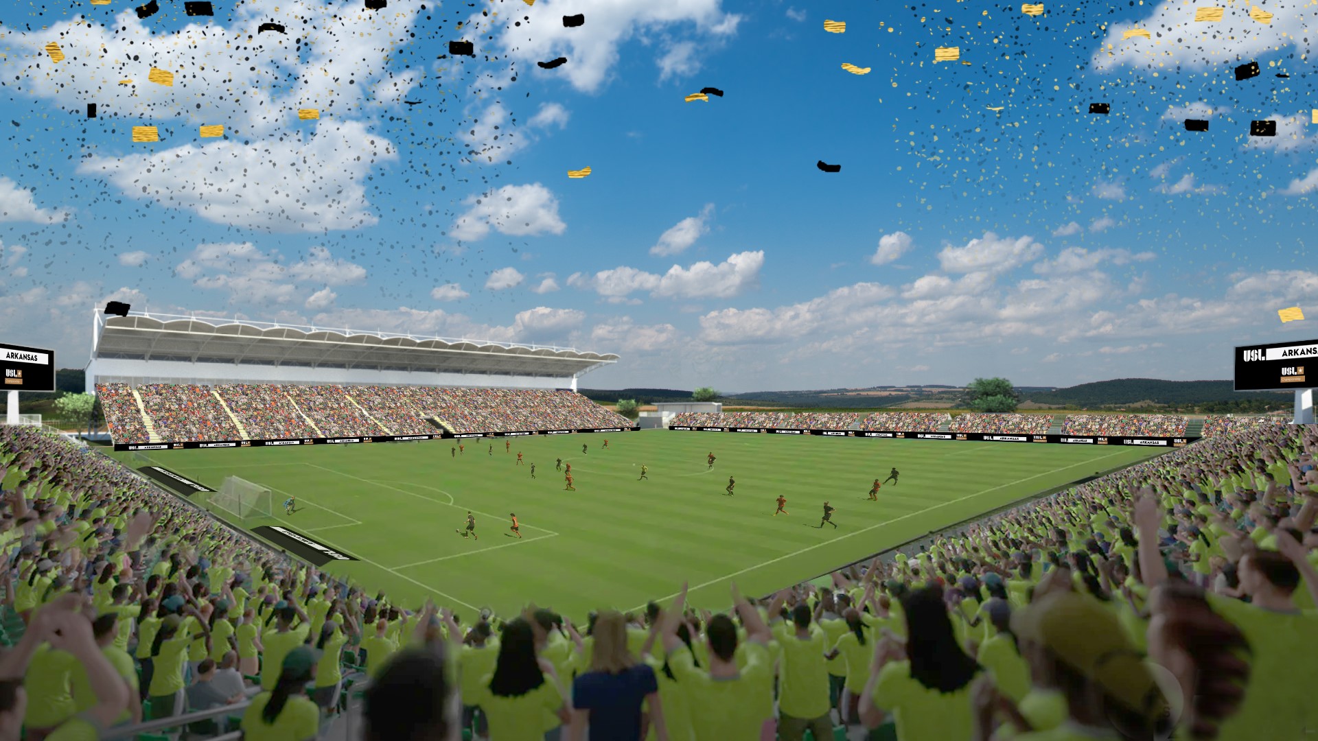 The 5,000+ seat stadium has been approved by the city to be developed on the corner of Bellview Road and S 41st Street.