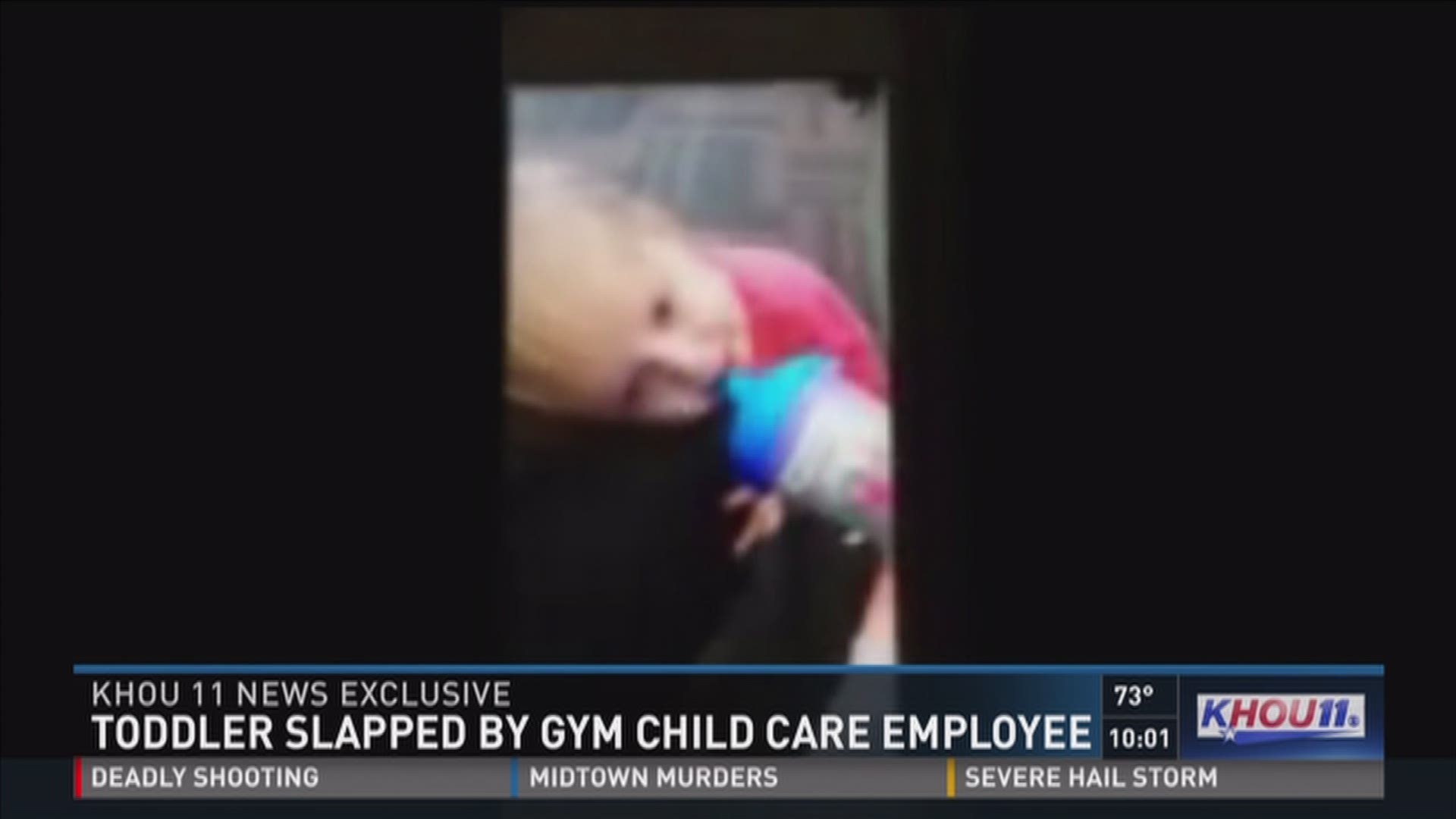A daycare worker at a 24-Hour Fitness in Richmond was caught on video slapping a little girl.