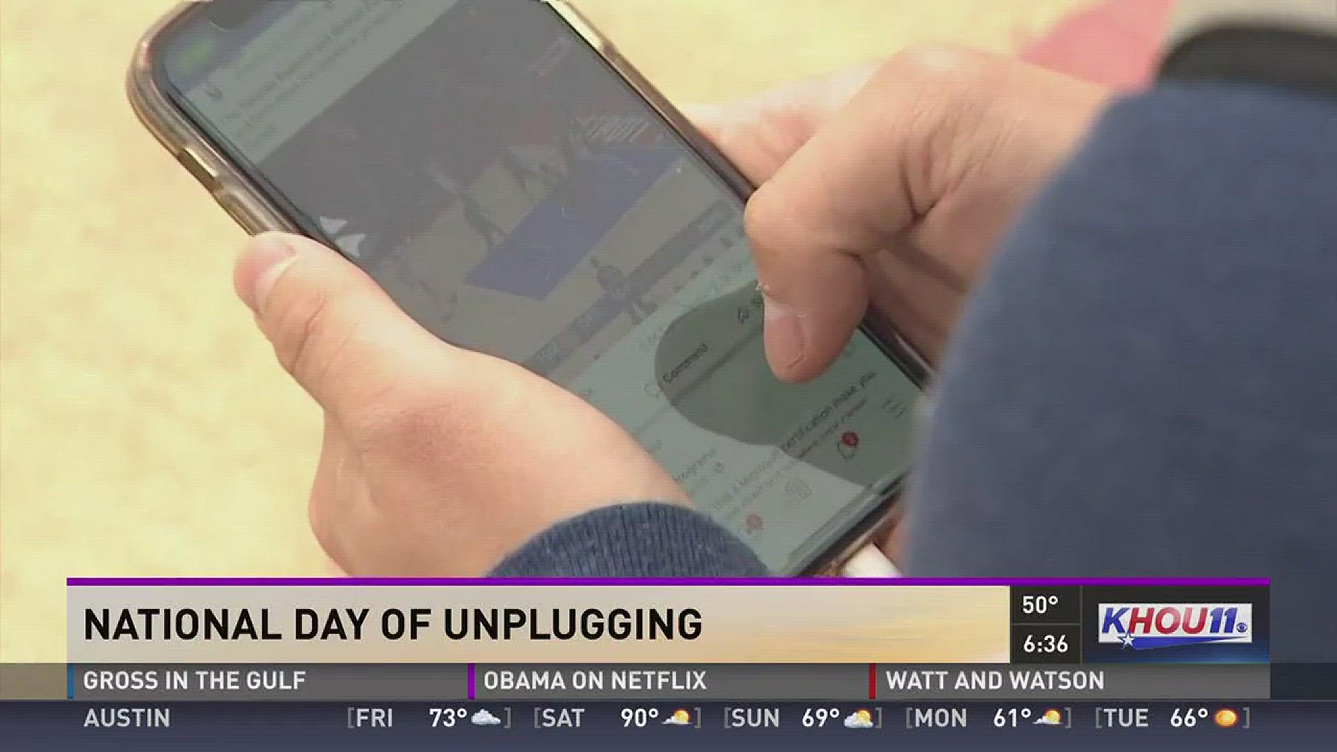 Are you addicted to technology? Could you go without it for 24 hours? Well, Friday is the day to try, it's National Day of Unplugging!