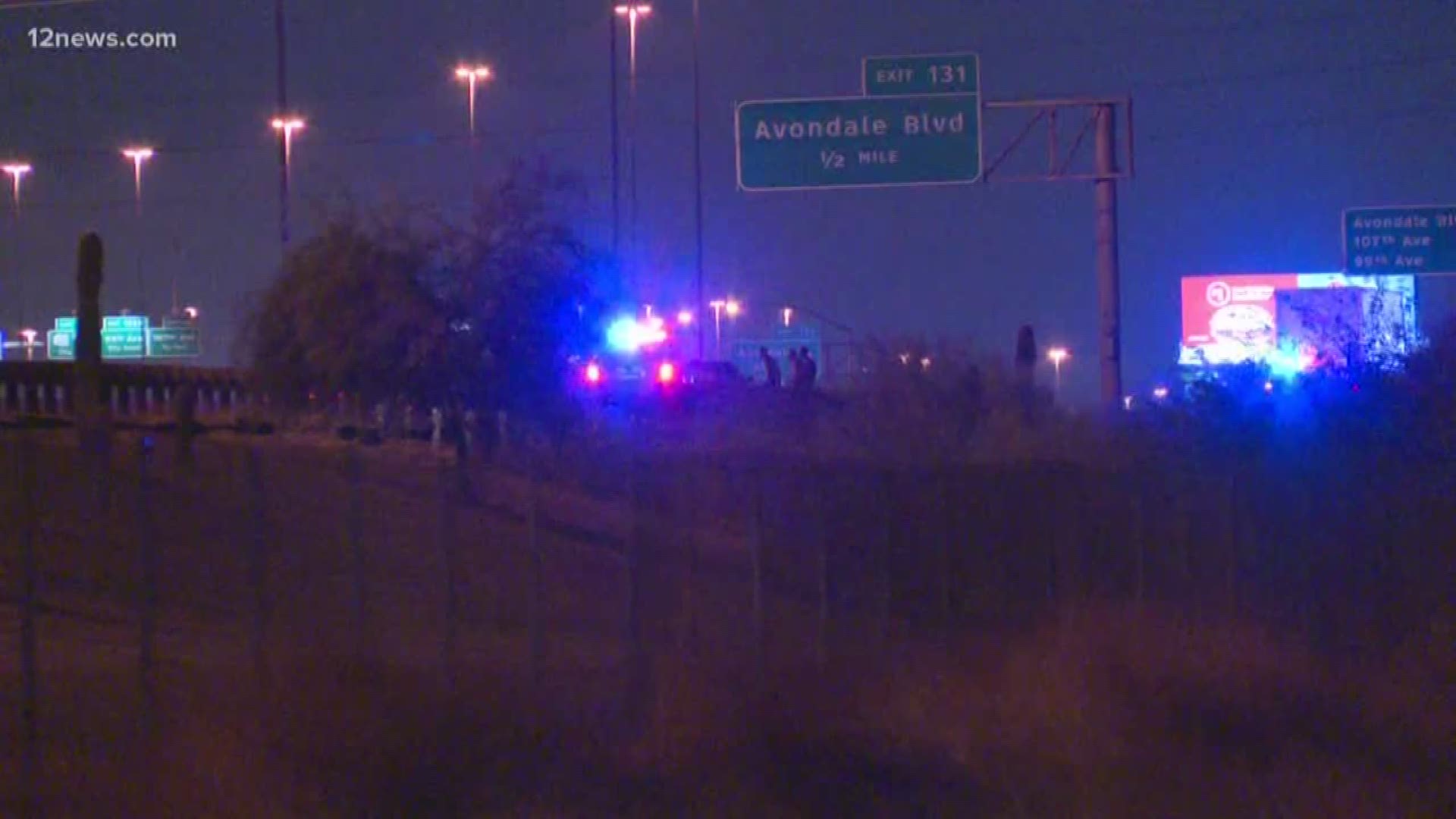 According to ADOT, I-10 eastbound between Litchfield Road and Avondale Boulevard is closed as police investigate the shooting scene. 