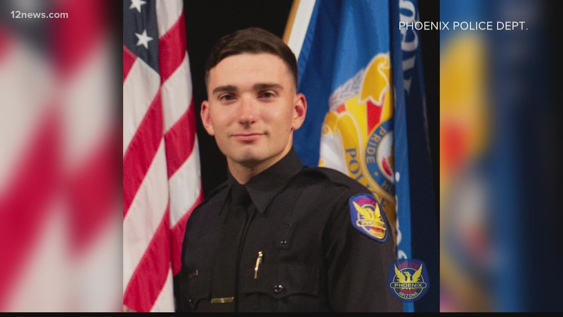 The family of 22-year-old Phoenix Police Officer Tyler Moldovan is still holding onto hope as he remains on life support.