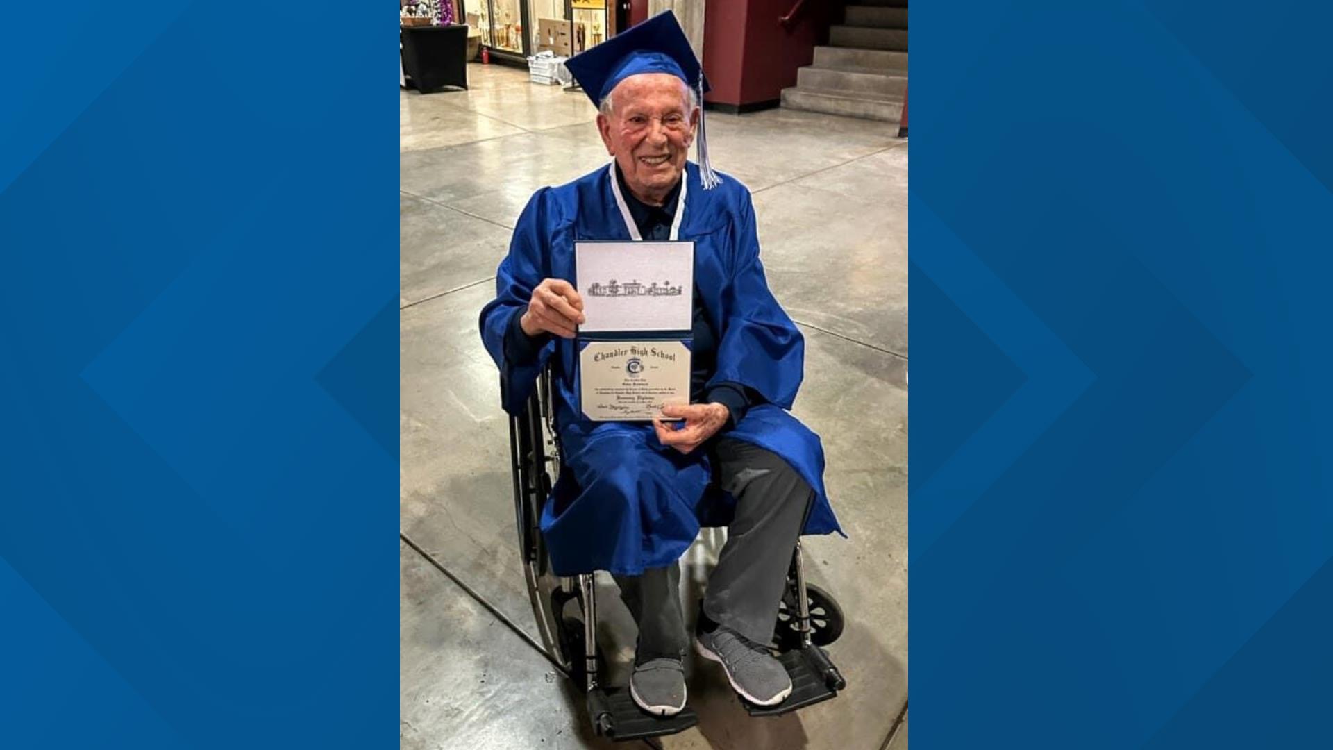 98-year-old Holocaust survivor given honorary high school diploma ...