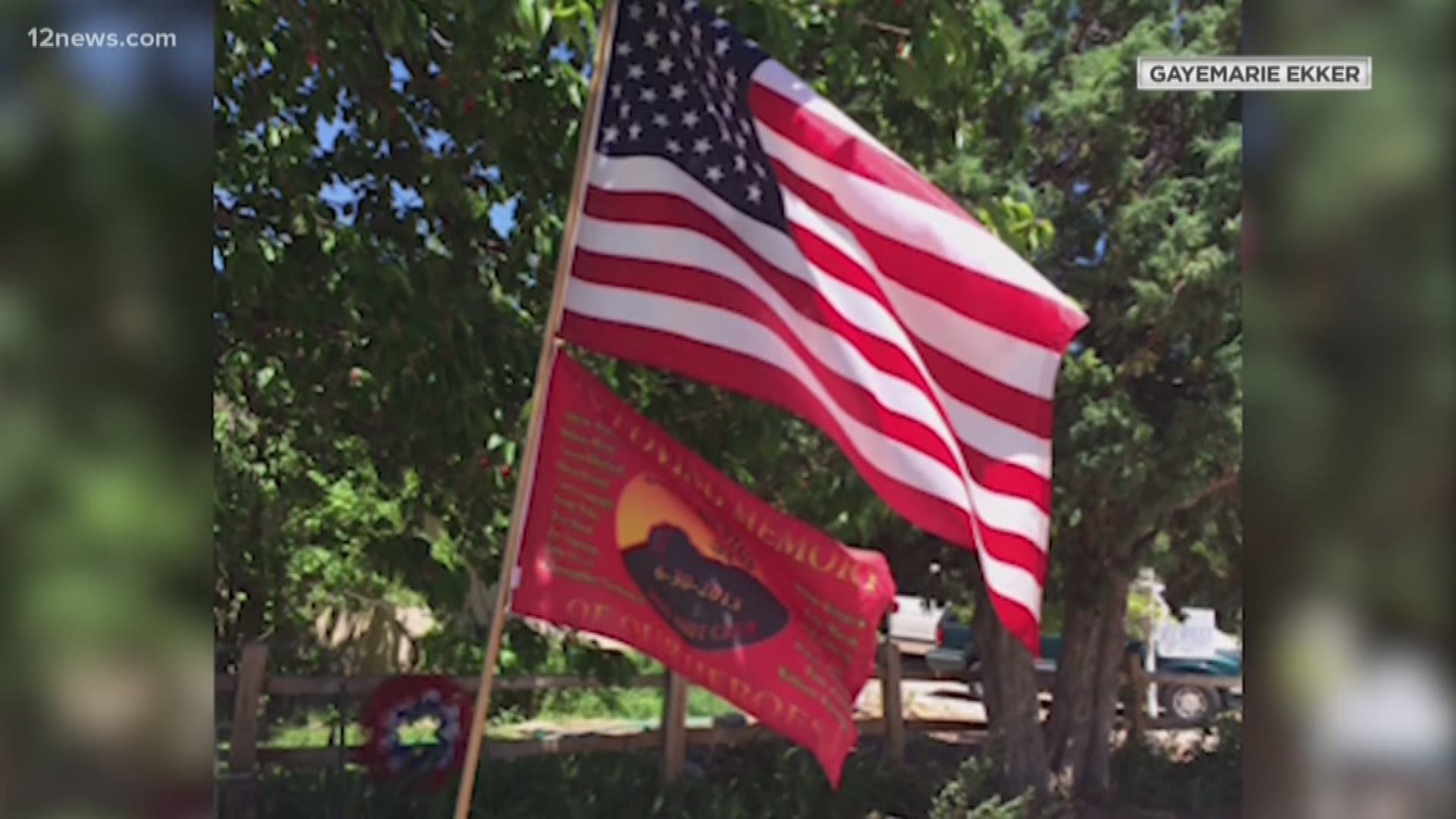 Joe Thurston was part of the Granite Mountain Hotshot crew trying to protect the community of Yarnell, Arizona when he and 18 others lost their lives in the fire. Families of the hotshots received special flags and the one that went to Thurston's mom has gone missing.