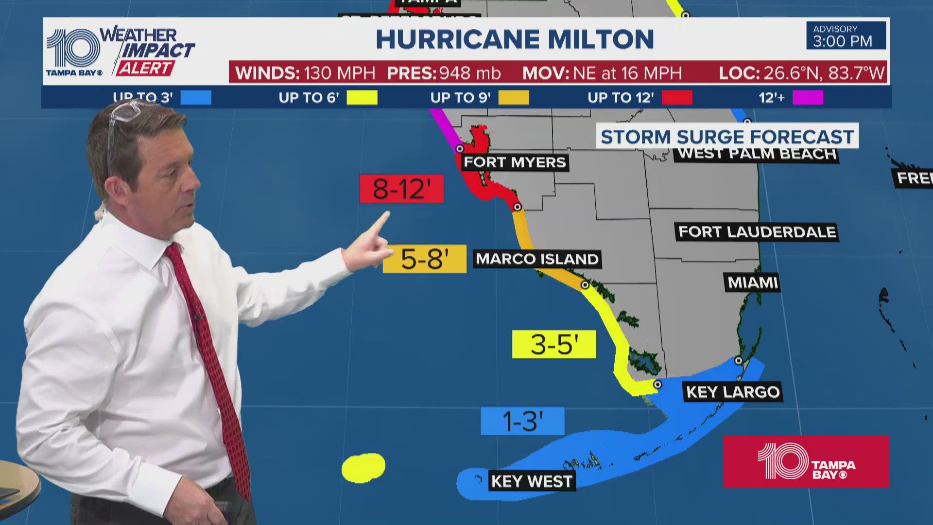 Here's the latest on Hurricane Milton, which is expected to make landfall in Florida Wednesday night.