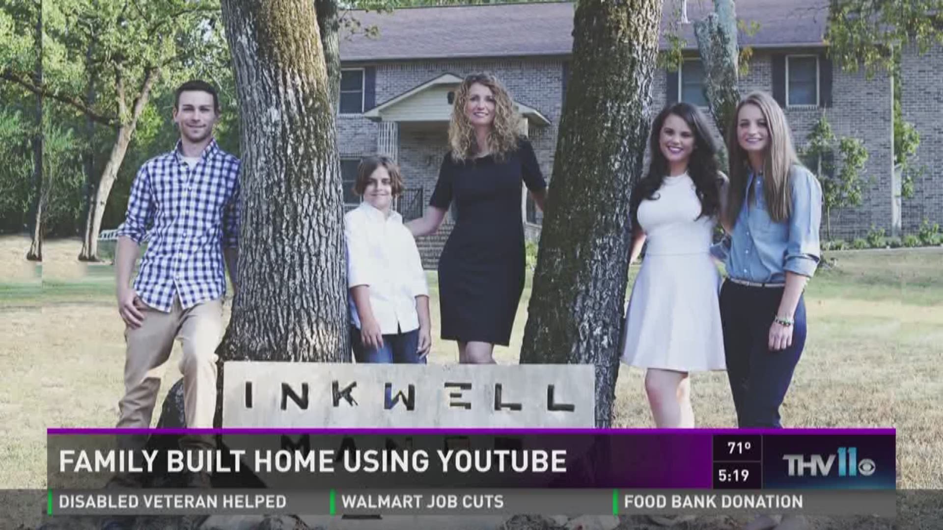 Family built home using YouTube