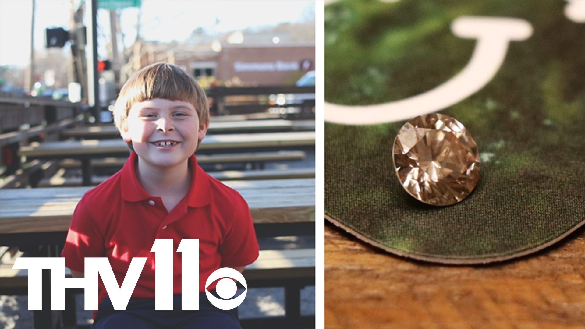 An Arkansas kid found a diamond in the gravel at a popular Little Rock restaurant. The owner, who happens to work for THV11, is reminded of the goodness in others.