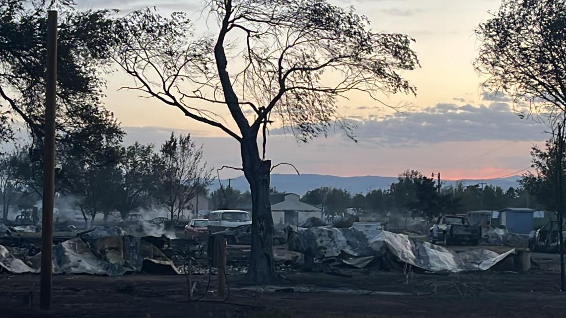 Multiple homes engulfed by Idaho brush fire; 6 officers injured while evacuating residents