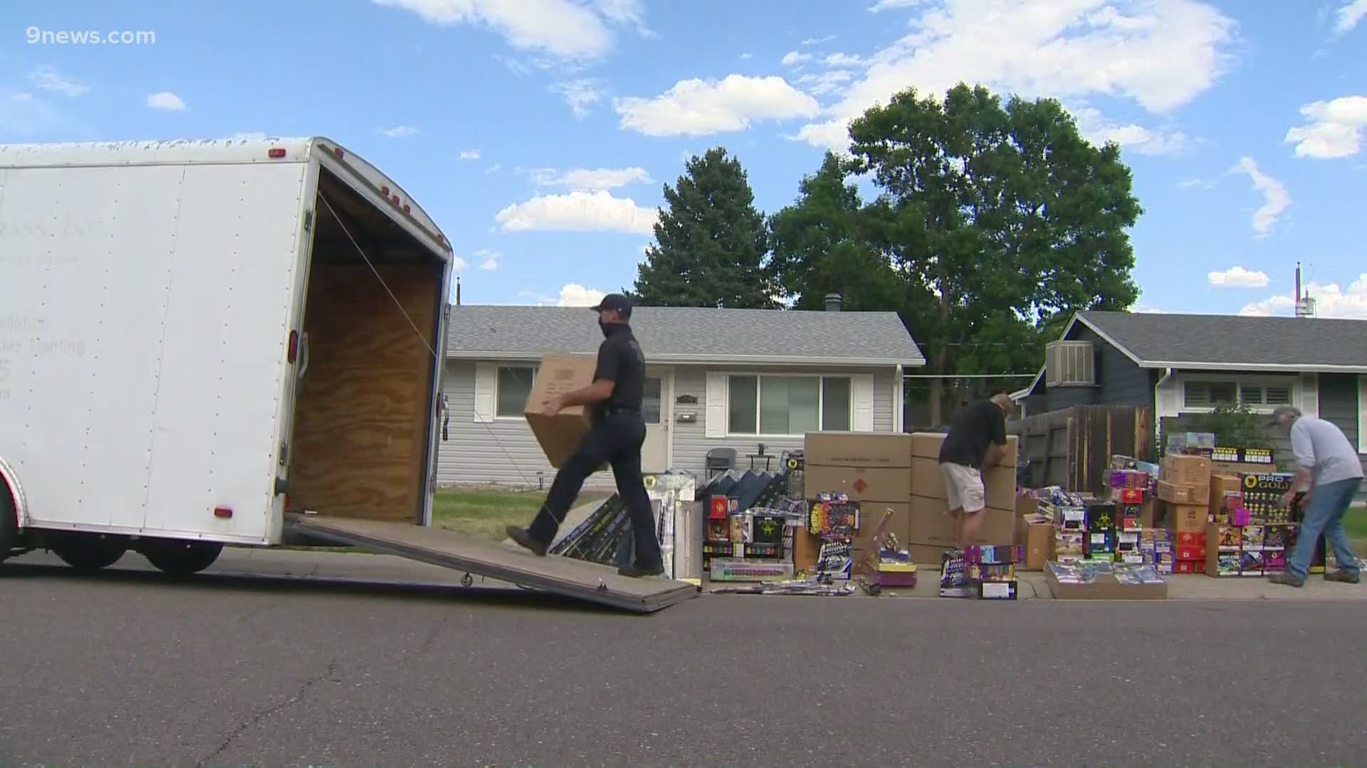 Police seize illegal fireworks from west Denver home ...