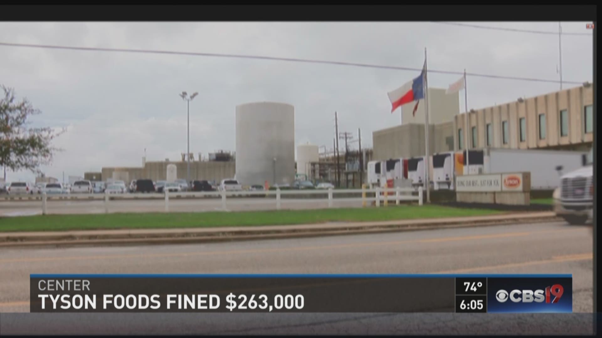 Tyson Foods was fined for several violations and repeat offenses.