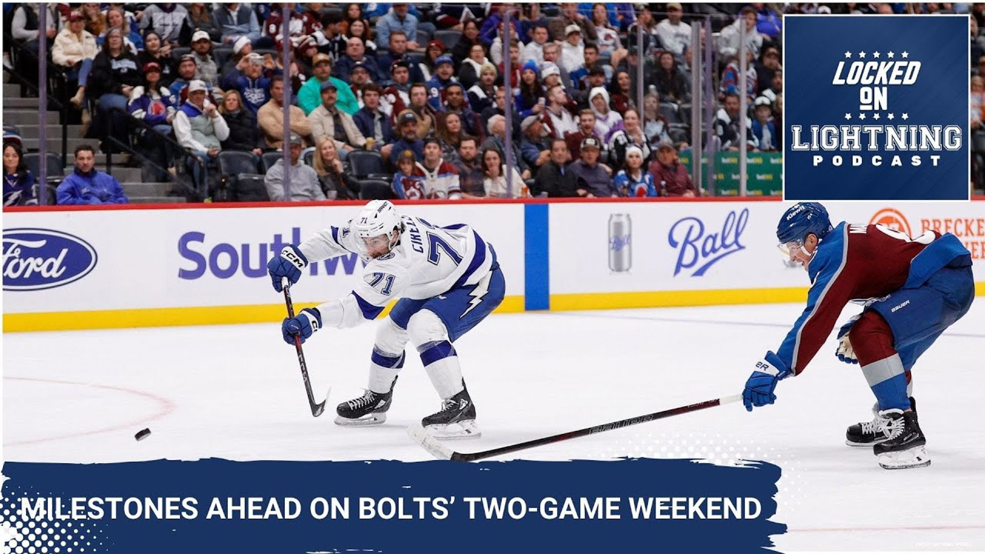 The Lightning have a weekend date with two of the top teams in the Western Conference, beginning on Friday in Minnesota!