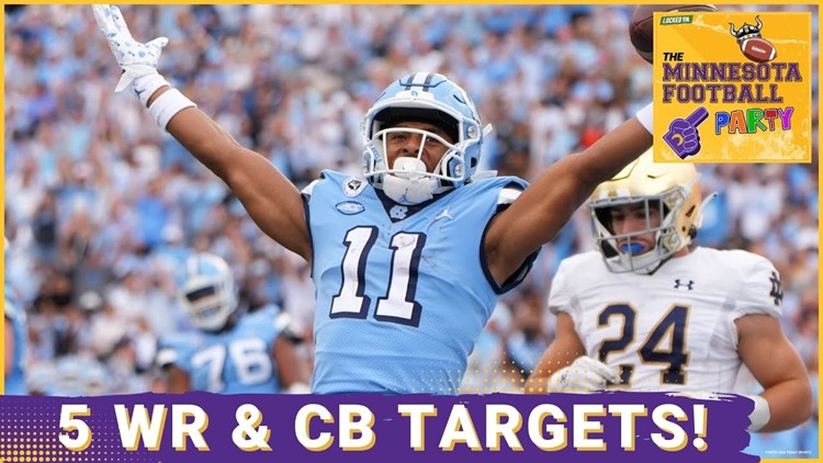 The Top 5 WR & CB TARGETS For The Minnesota Vikings - The Minnesota Football Party