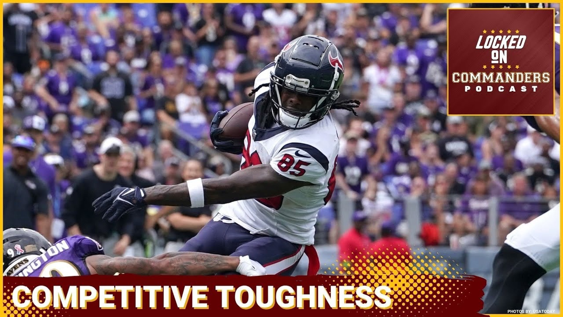 Discover the competitive toughness of new Washington Commanders wide receiver Noah Brown in this episode of Locked on Commanders.