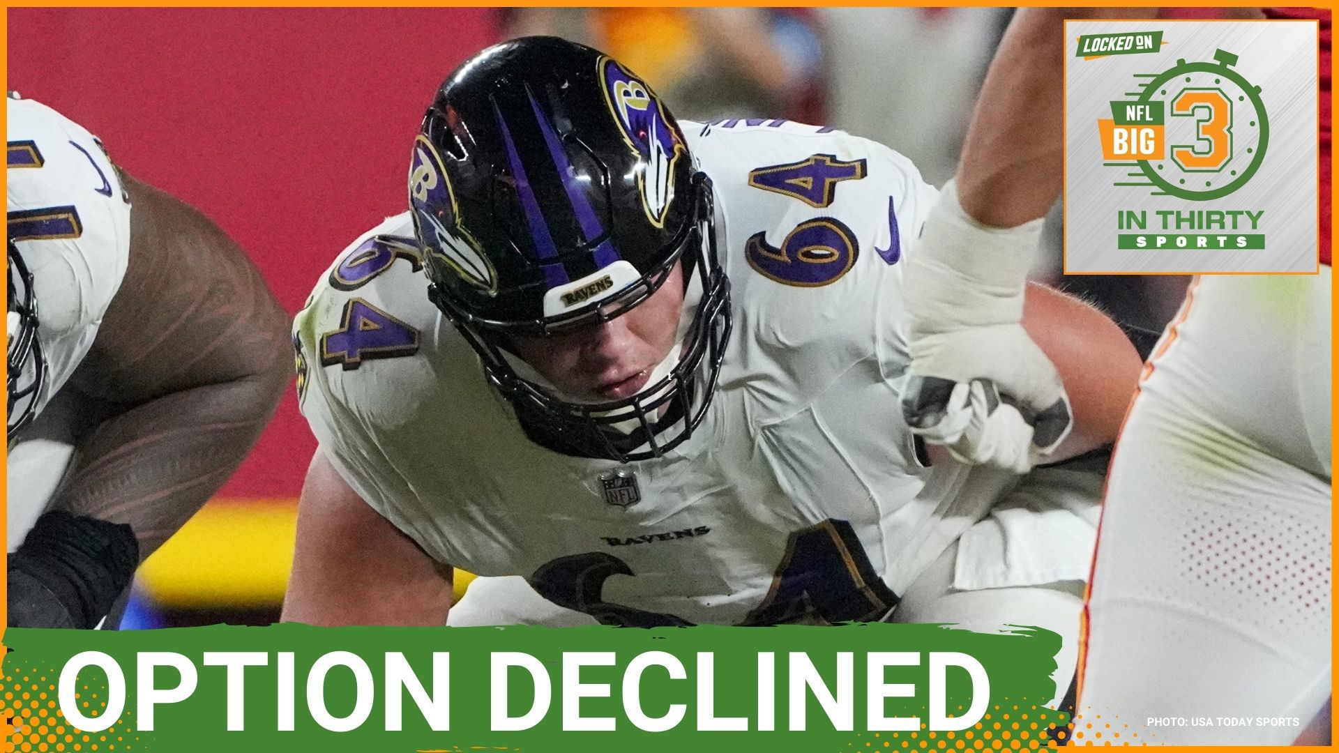 The Ravens decline a fifth year on Tyler Linderbaum's contract and the Jets make their decisions on options for the Class of 2022.