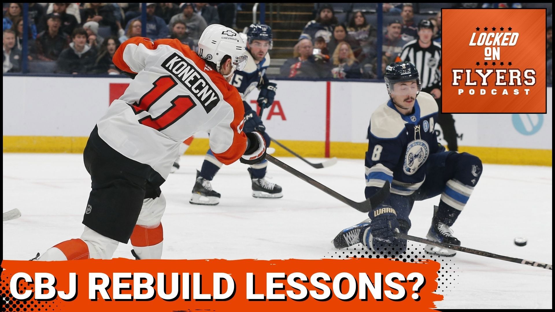 Russ & Rachel compare the Philadelphia Flyers rebuild to that of the Columbus Blue Jackets. Plus, a look at the Lehigh Valley Phantoms as the AHL playoffs approach.