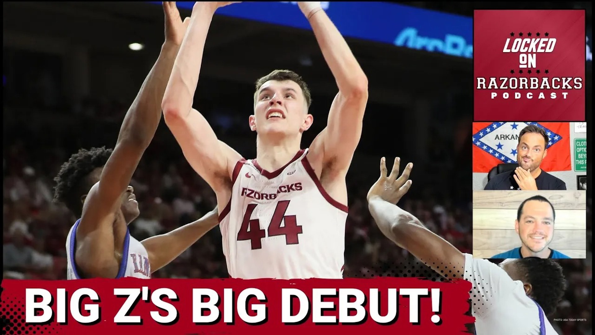 Big Z's debut with the Arkansas Razorbacks basketball team was nothing short of impressive.