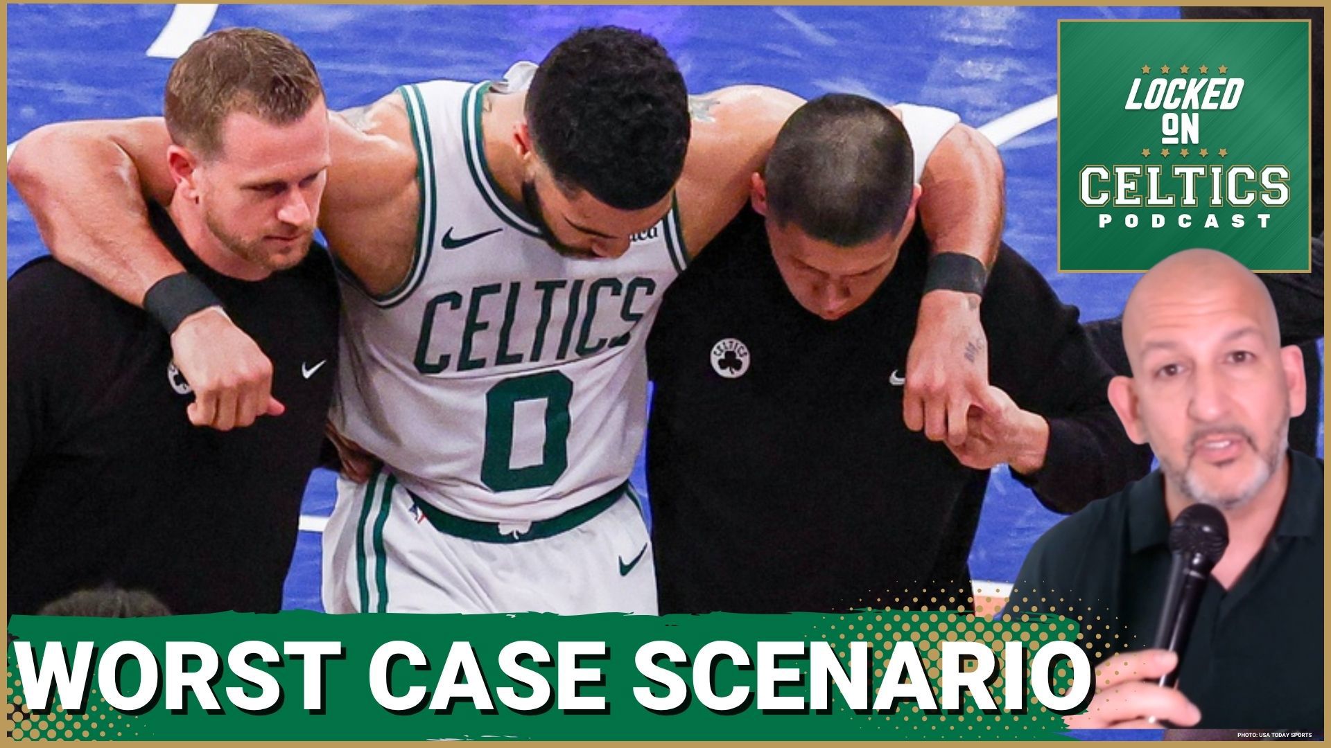Celtics face elimination after Jayson Tatum's injury in Game 4 loss to Knicks. Boston looks to regroup for Game 5 without him as they trail 3-1 in the series.
